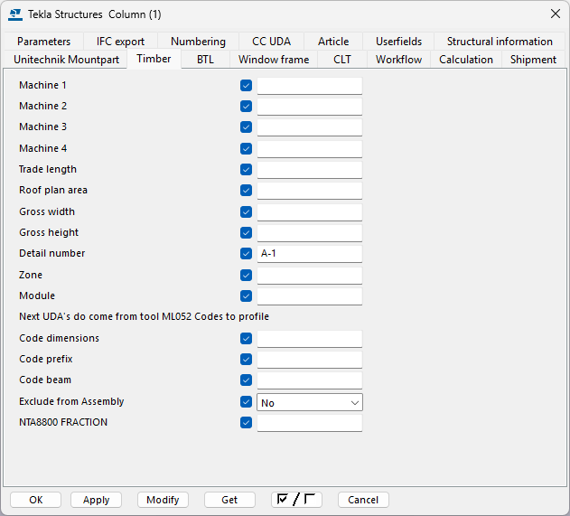 Detail Numbering (m135) | Trimble User Assistance