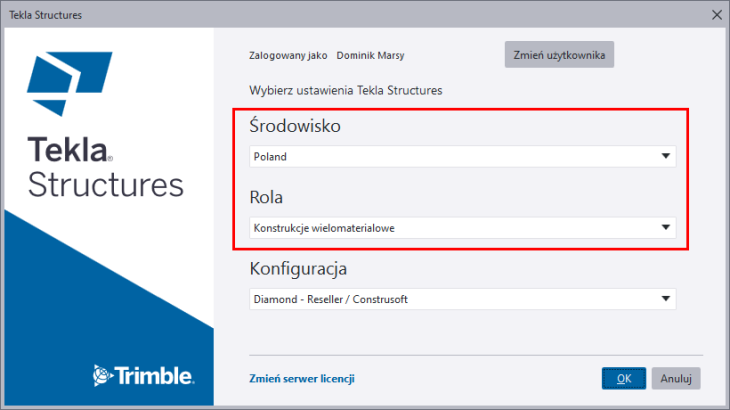 Instalacja Tekla Structures 2023