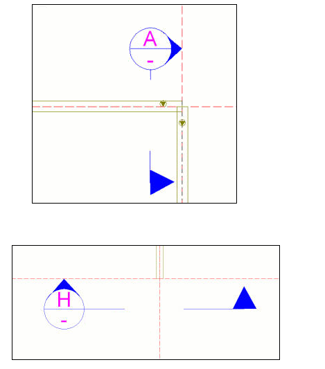 Example of modified custom section symbol