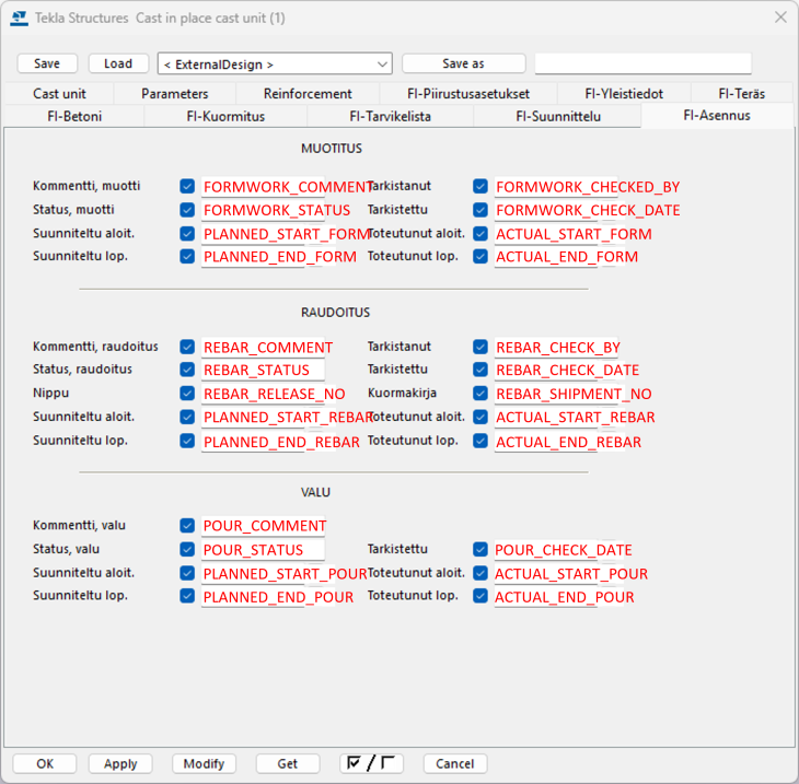 Finland environment udas in FI-Asennus tab