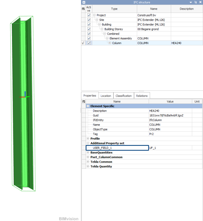 IFC Extender (ML126)_Tabblad Eigenschap hernoemen_reguliere IFC export (EN)