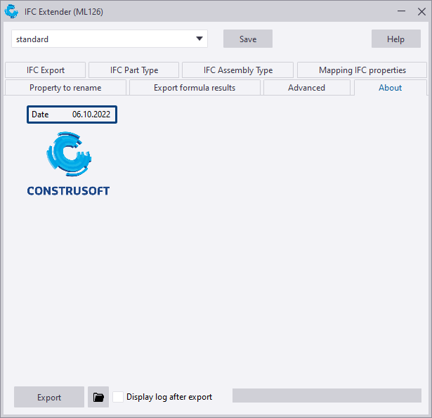 IFC Extender (ML126)_Tabblad Info (EN)