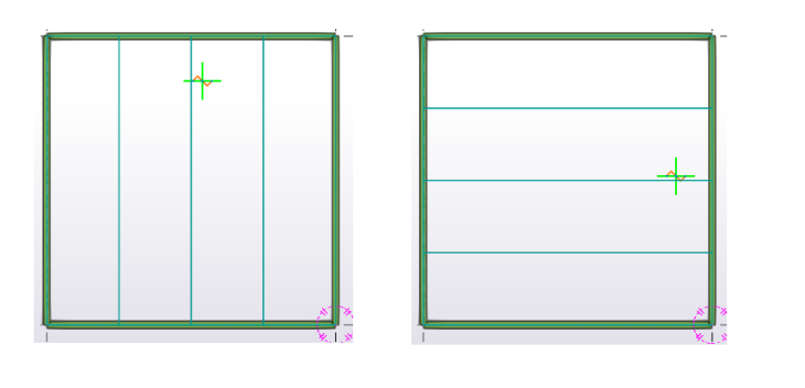 Infill beams alignment