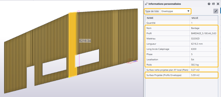 Loc2025 - Enveloppe pour les Informations personnalisées et les profils enveloppe