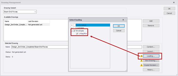 Drawing management filter