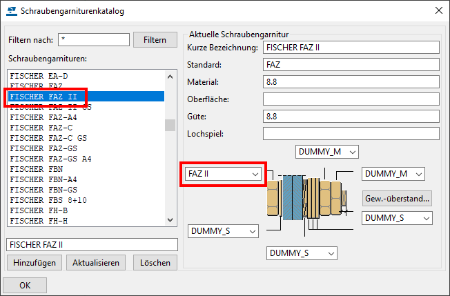 Schraubengarniturkatalog
