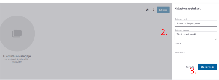 TC Property set library - ominaisuusryhmäkirjasto