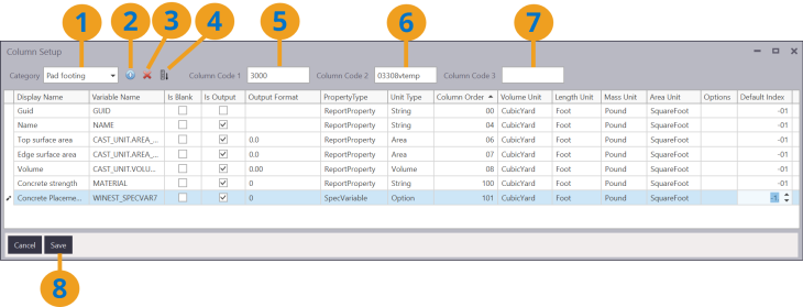 Edit category window