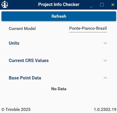 Project Info Checker UI