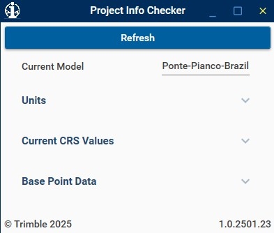 Project Info Checker UI