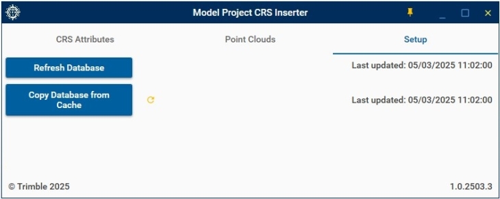 Project CRS Attribute Inserter - Point Clouds
