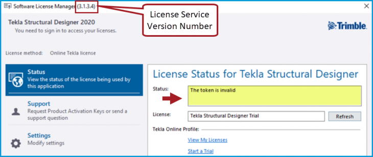 LM - token is invalid2