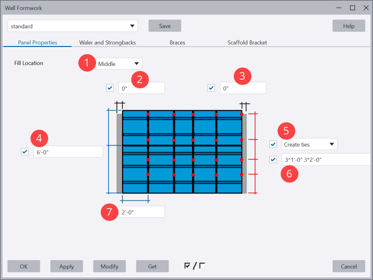 steel-ply wall formwork plugin ui 1