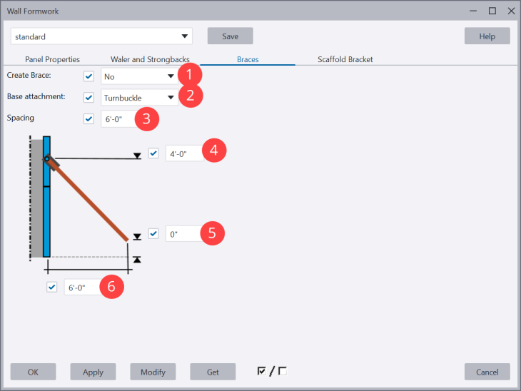 steel-ply wall formwork plugin ui 3