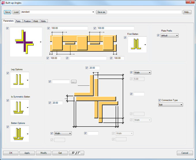Builtup Angles Tekla User Assistance