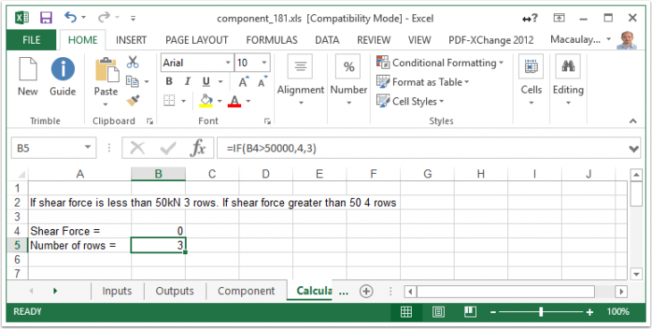 How to use the Excel spreadsheet in connection design (Example ...
