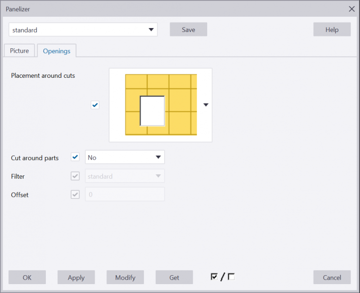 Panelizer | Trimble User Assistance
