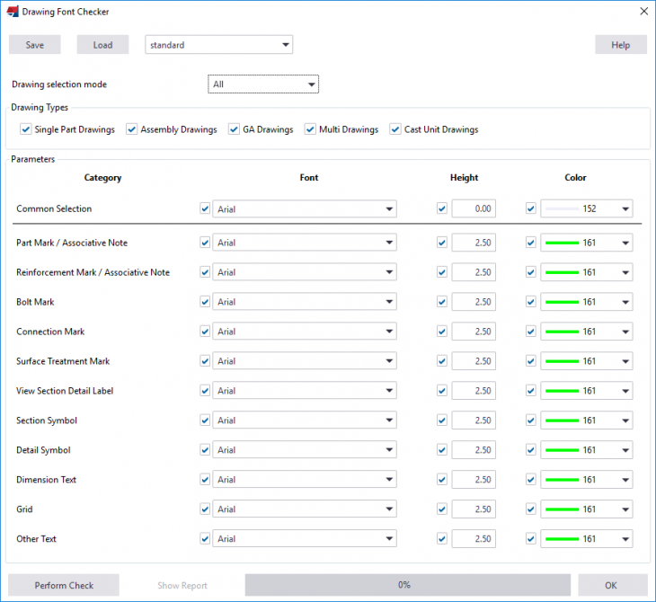 Drawing Font Checker Tekla User Assistance