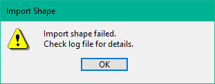 Import Item: Explanations of different types of importing error ...