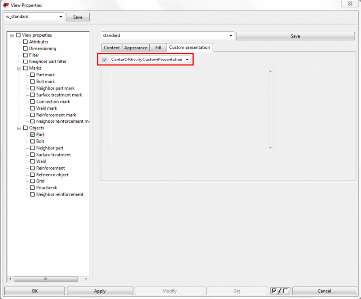 Center of gravity | Tekla User Assistance