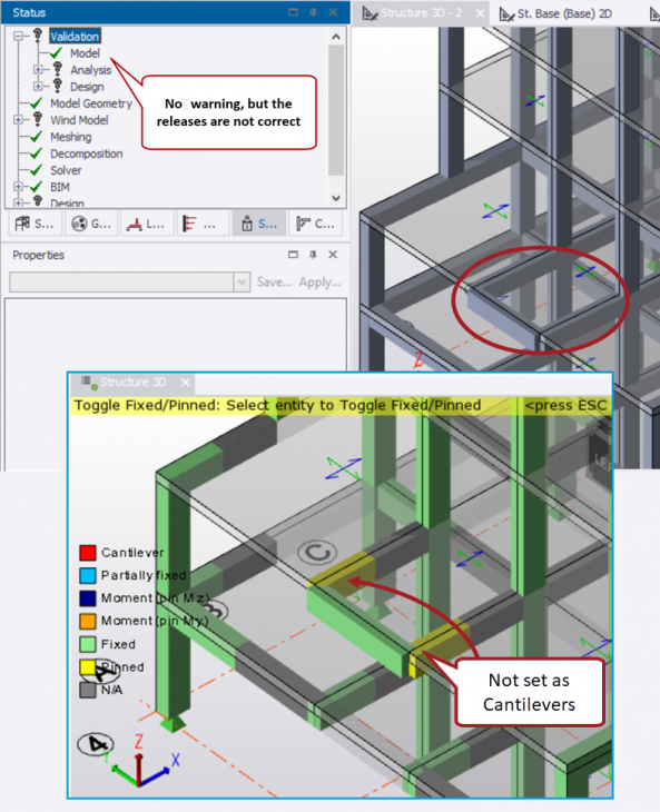 I Have A Validation Warning Model General Member May Not Be Supported As Intended How Do I Resolve It Tekla User Assistance