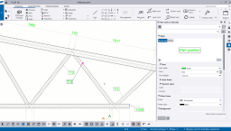 Modify part marks using visual editor