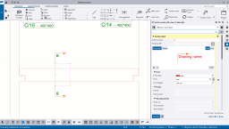 Modify section marks using visual editor