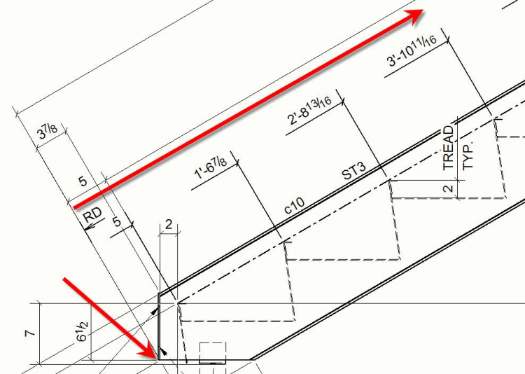 Zpan Stair Dimensions macro | Trimble User Assistance