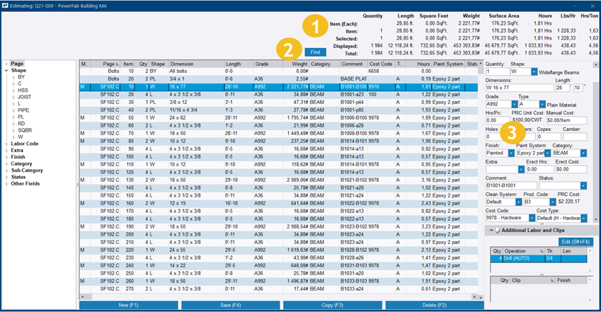 Trimble Jobfile Open an estimating job | Trimble User Assistance