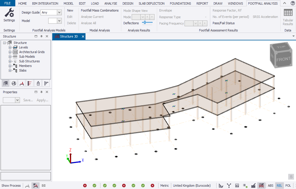 Footfall analysis basic workflow - CCIP 016 | Tekla User Assistance
