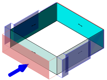 Wall panel load decomposition | Tekla User Assistance