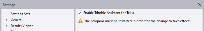 Enable and use Trimble Assistant for Tekla | Tekla User Assistance