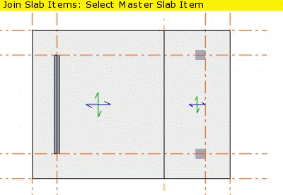 Split and join slabs and mats | Trimble User Assistance