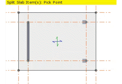 Split and join slabs and mats | Trimble User Assistance