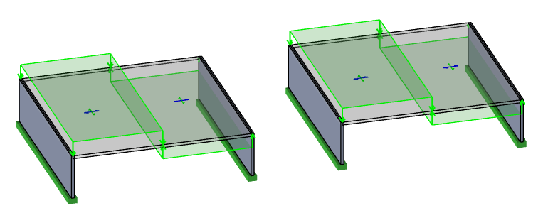 Lab Edge Padding Slab item edge releases | Trimble User Assistance