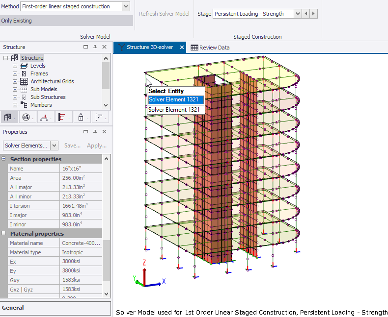 Staged construction workflow example - United States (ACI/AISC ...