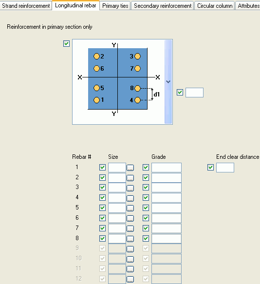 Longitudinal rebar Tekla User Assistance