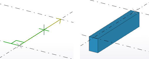 Snap to lines, edges, and extension lines | Trimble User Assistance