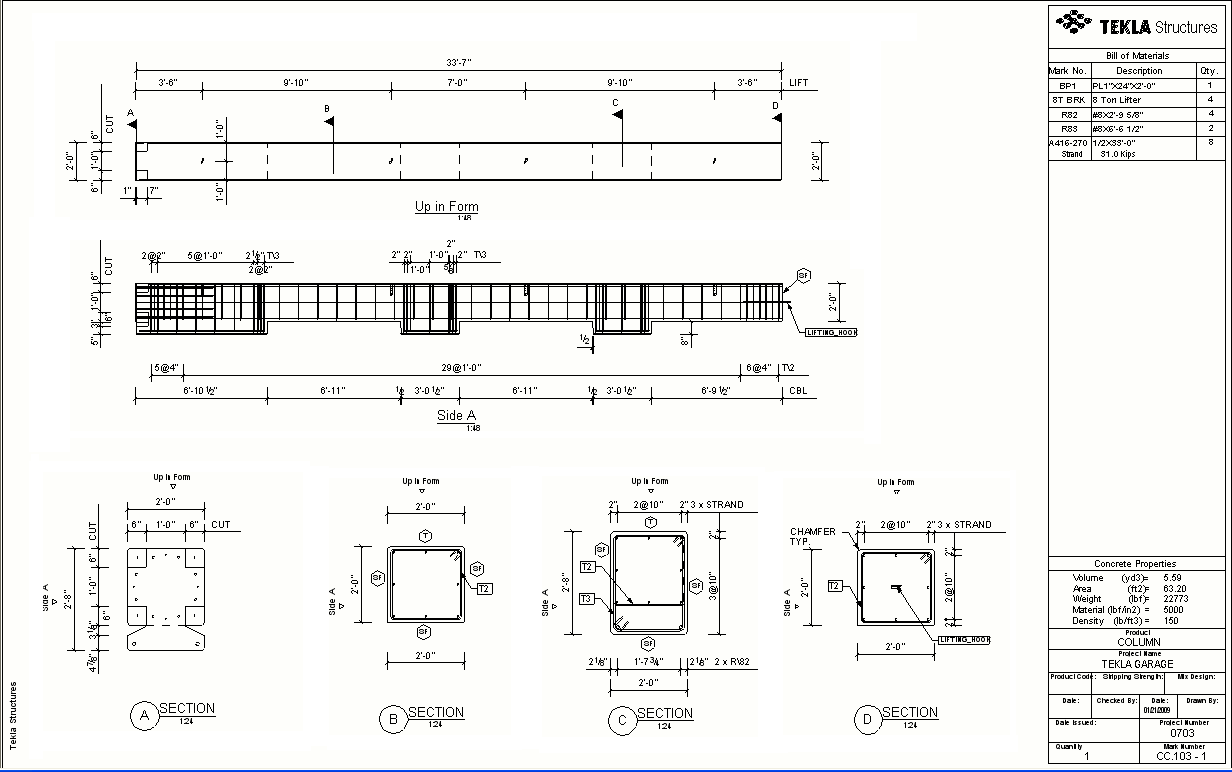 Examples of cast unit drawings Tekla User Assistance
