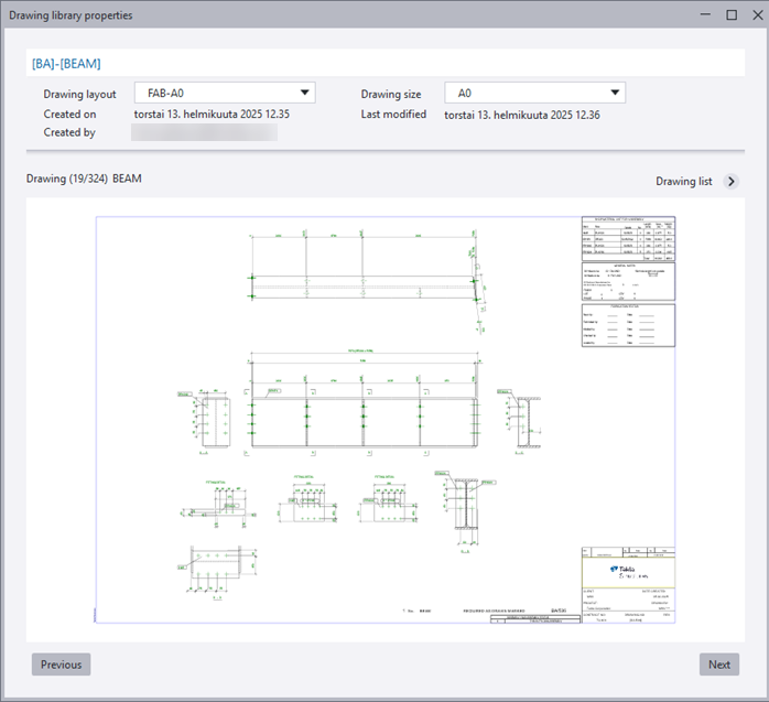 Manage fabrication drawing collections and libraries | Tekla User ...