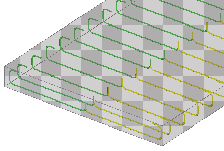 Split a reinforcing bar group | Trimble User Assistance
