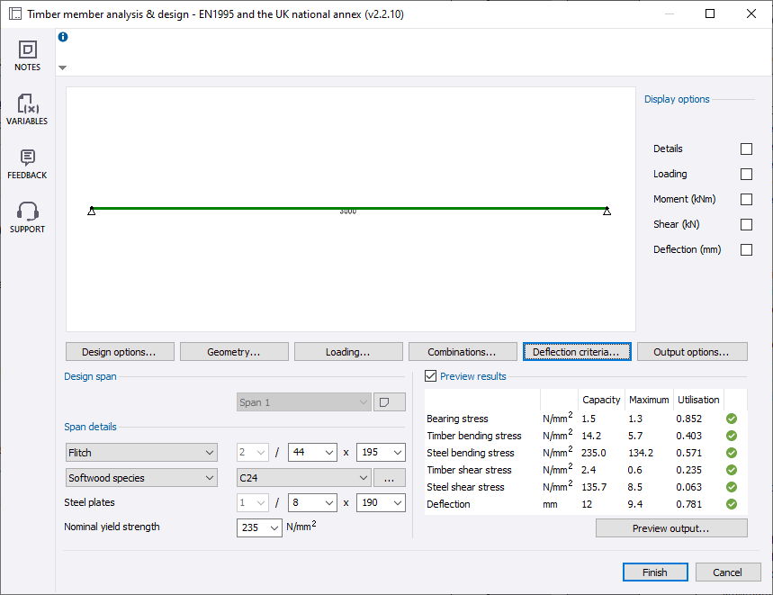 Using library calculations in Tedds for Word (Eurocode design example ...