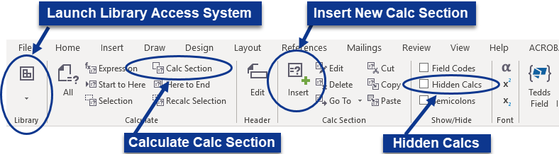 Using library calculations in Tedds for Word (Australian design example ...