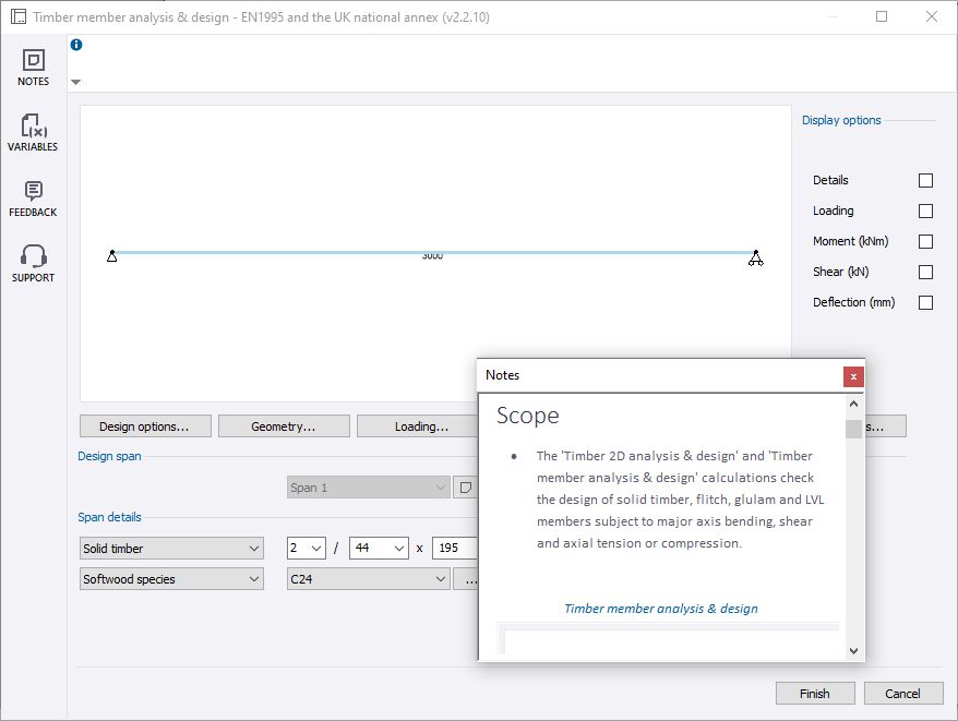 Using library calculations in Tedds for Word (Eurocode design example ...