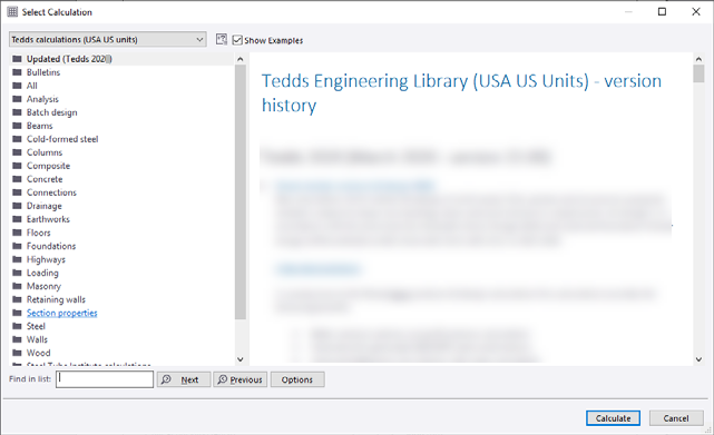 Using Tedds (US design example) | Tekla User Assistance