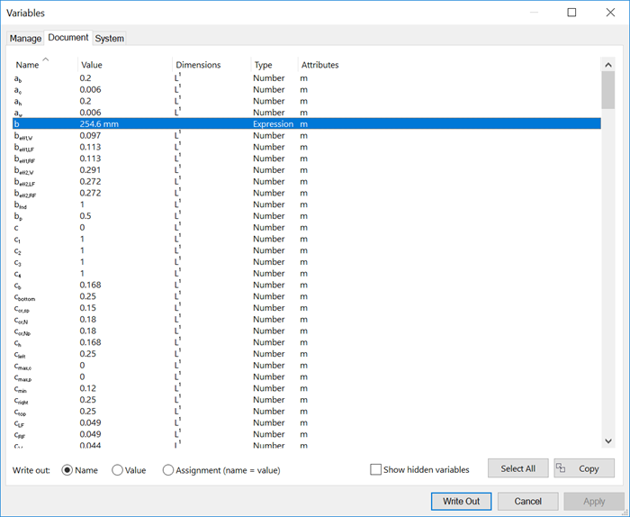 Use document variables | Trimble User Assistance